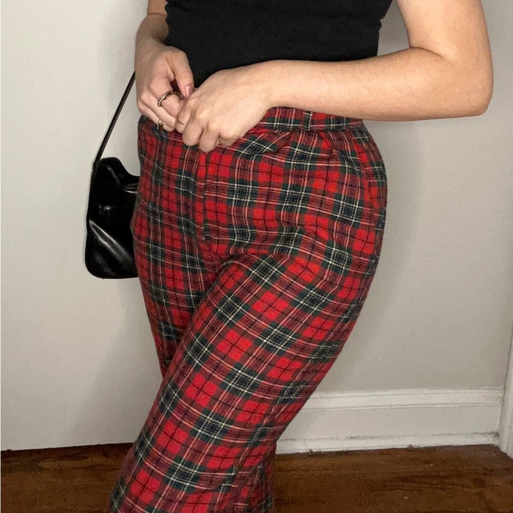 Vintage plaid USA Union made trousers!